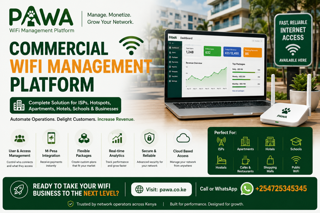 Commercial WiFi Management Platform