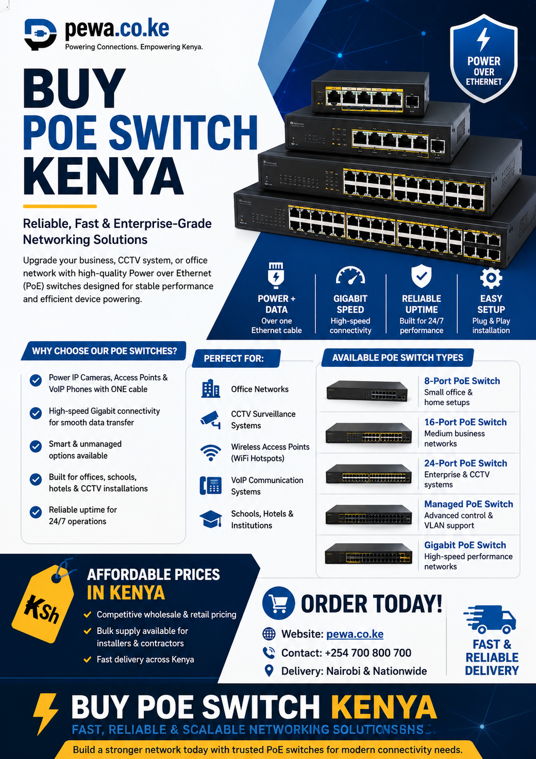 Buy PoE Switch Kenya