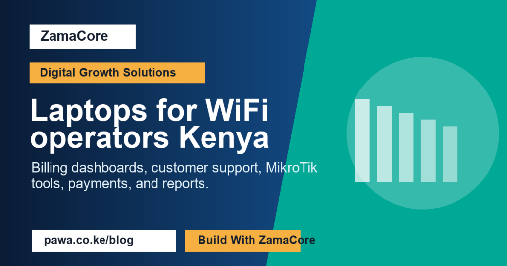Laptops for WiFi operators Kenya
