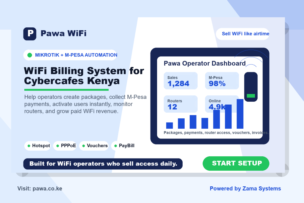 WiFi Billing System for Cybercafes Kenya