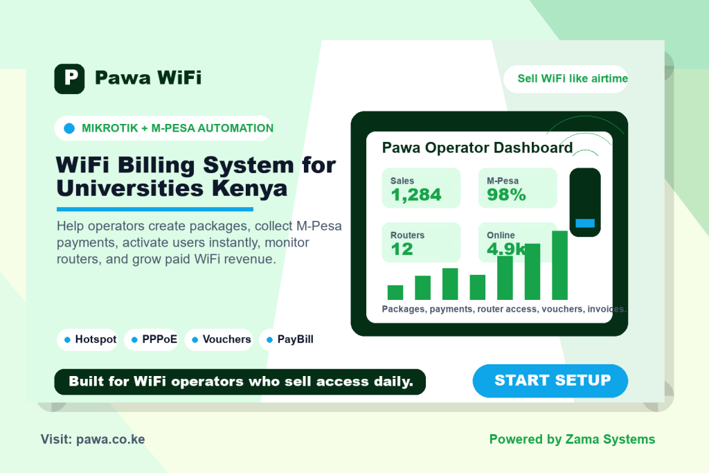 WiFi Billing System for Universities Kenya