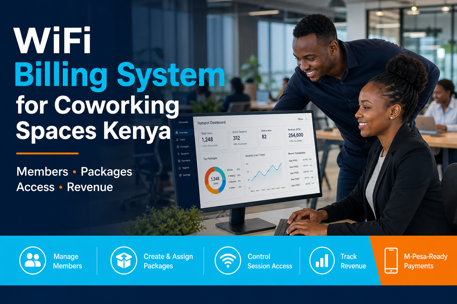 WiFi Billing System for Coworking Spaces Kenya