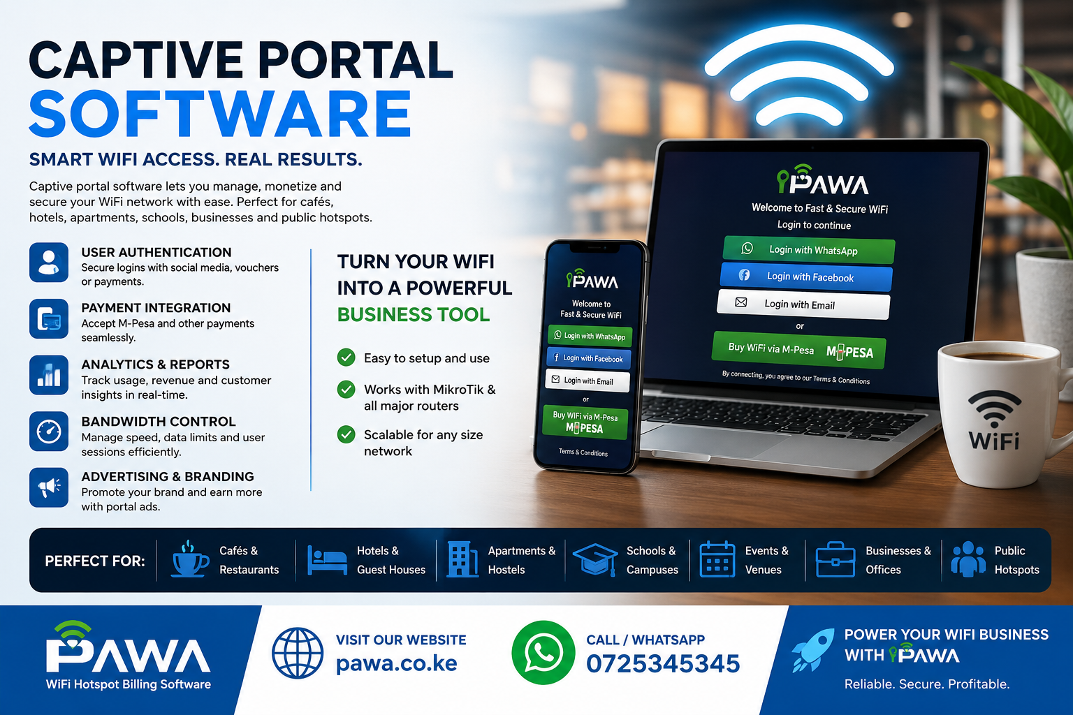 Captive portal software