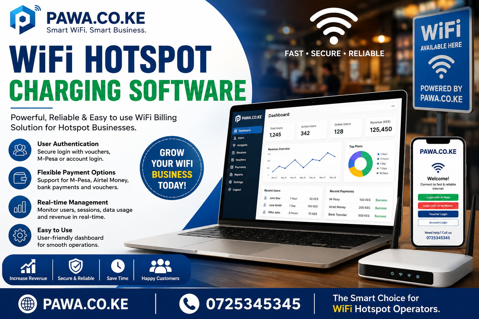 WiFi Hotspot Charging Software