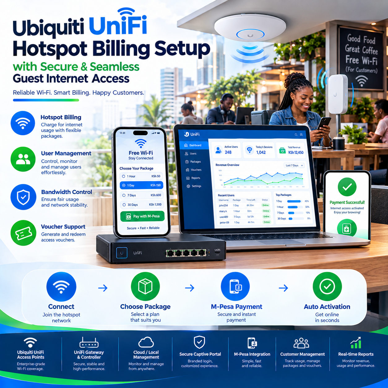 Ubiquiti UniFi hotspot billing setup