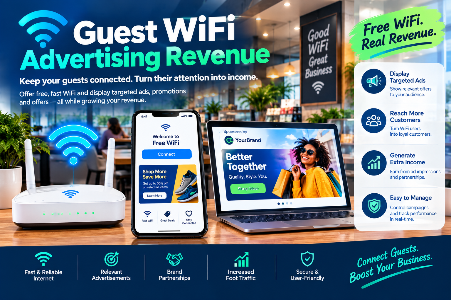Guest WiFi advertising revenue