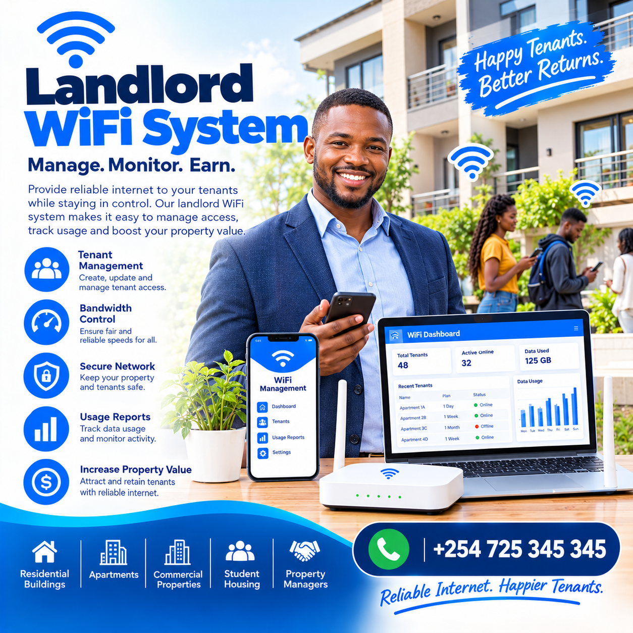 landlord WiFi system