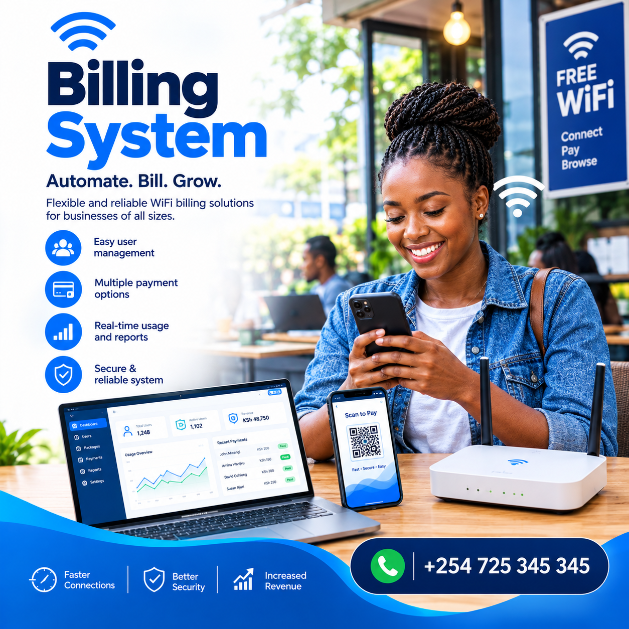 M-Pesa WiFi billing